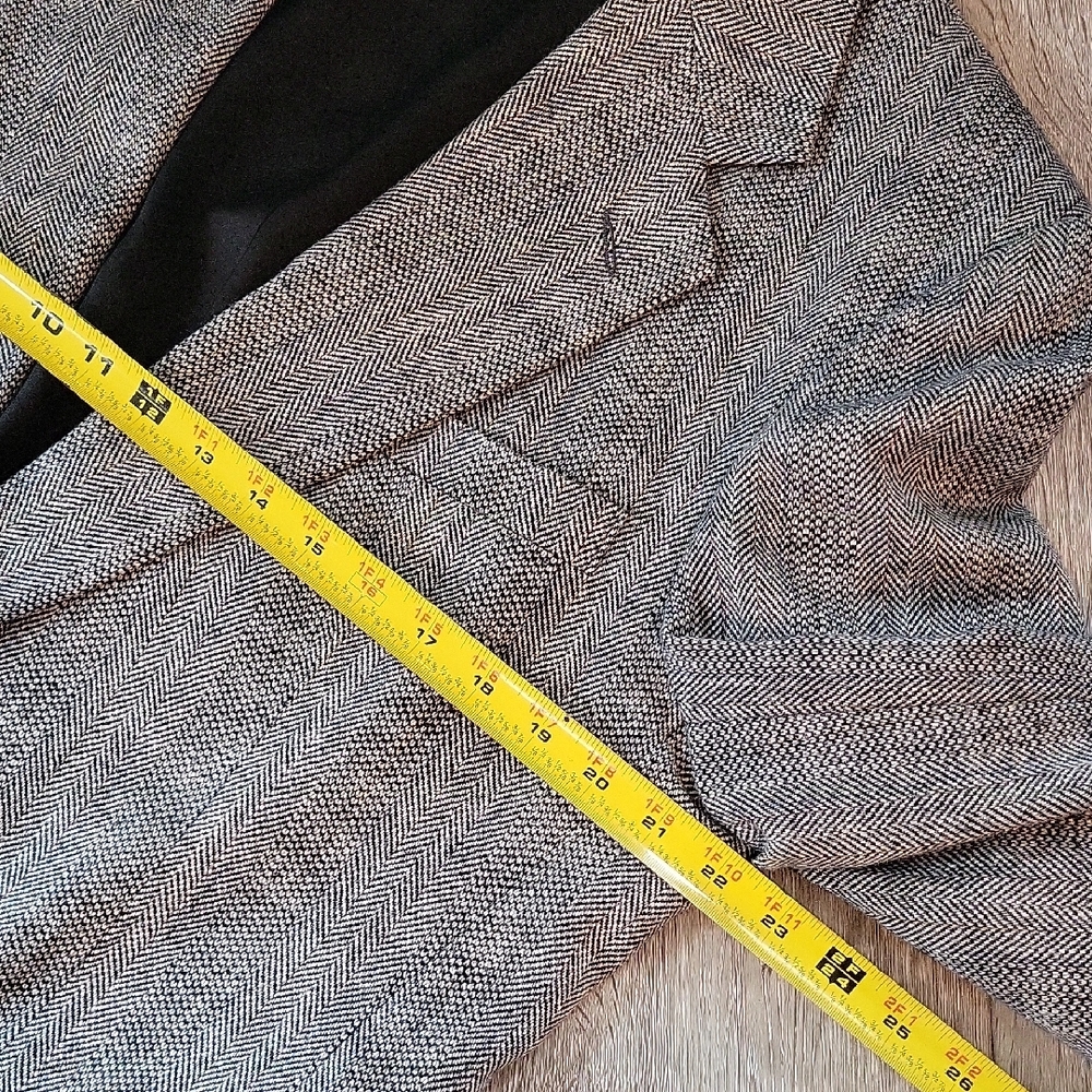 Vintage Haggar Imperial Gray Sport Coat Gentleman's Fit - Picture 5 of 9